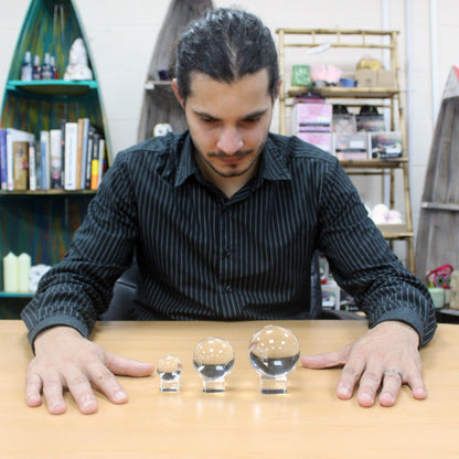 Crystal Ball on Stand - 40mm