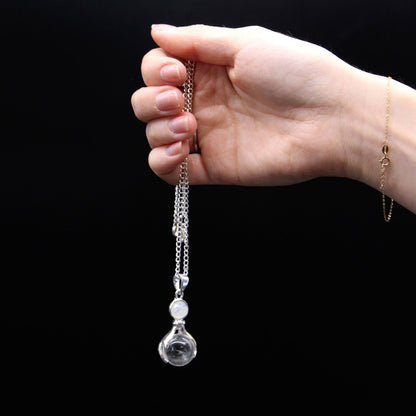 Healing Hands Gemstone Pendant - Black Agate