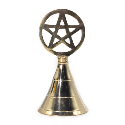 Oltárny mosadzný zvonček – pentagram