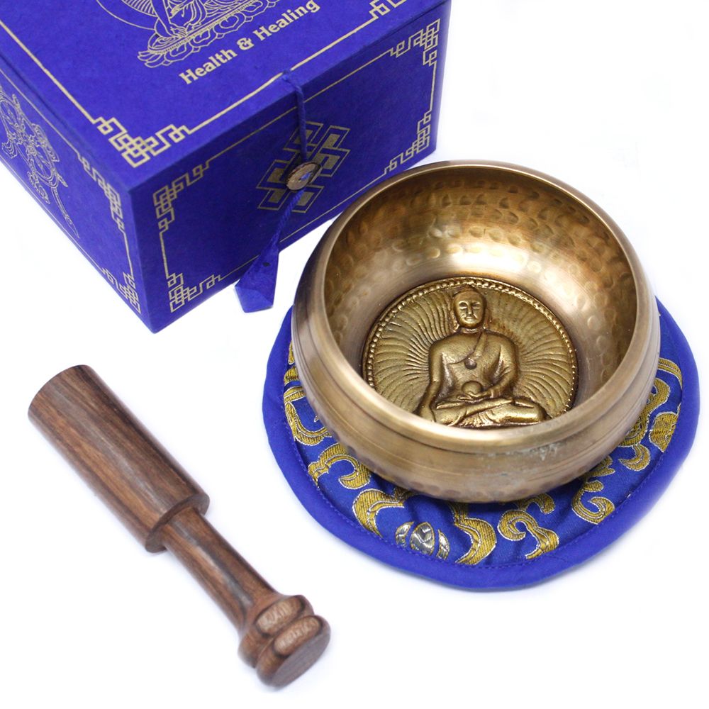 Medicine Buddha Singing Bowl Set, 10 cm (min. 500 g)